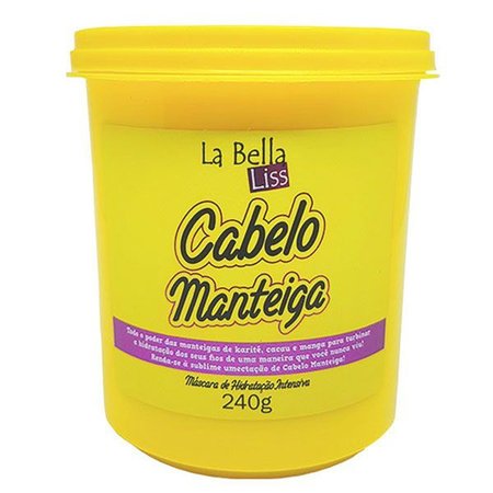 Máscara Cabelo Manteiga La Bella Liss 240g